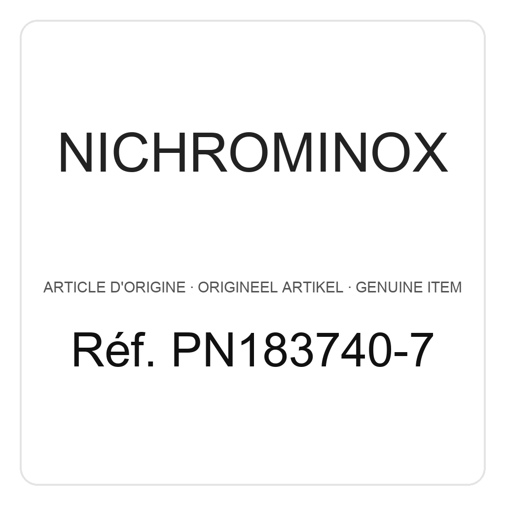 Nichrominox Easy Tray Double 28 x 18 - 20 instruments + patin plat + vagues – réf. PN183740-7