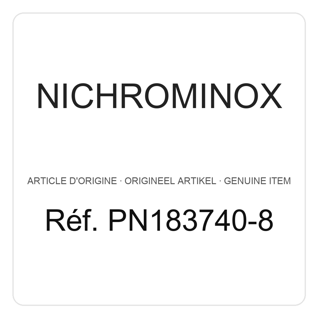 Nichrominox Easy Tray Double 28 x 18 - 20 instruments + patin plat + vagues – réf. PN183740-8
