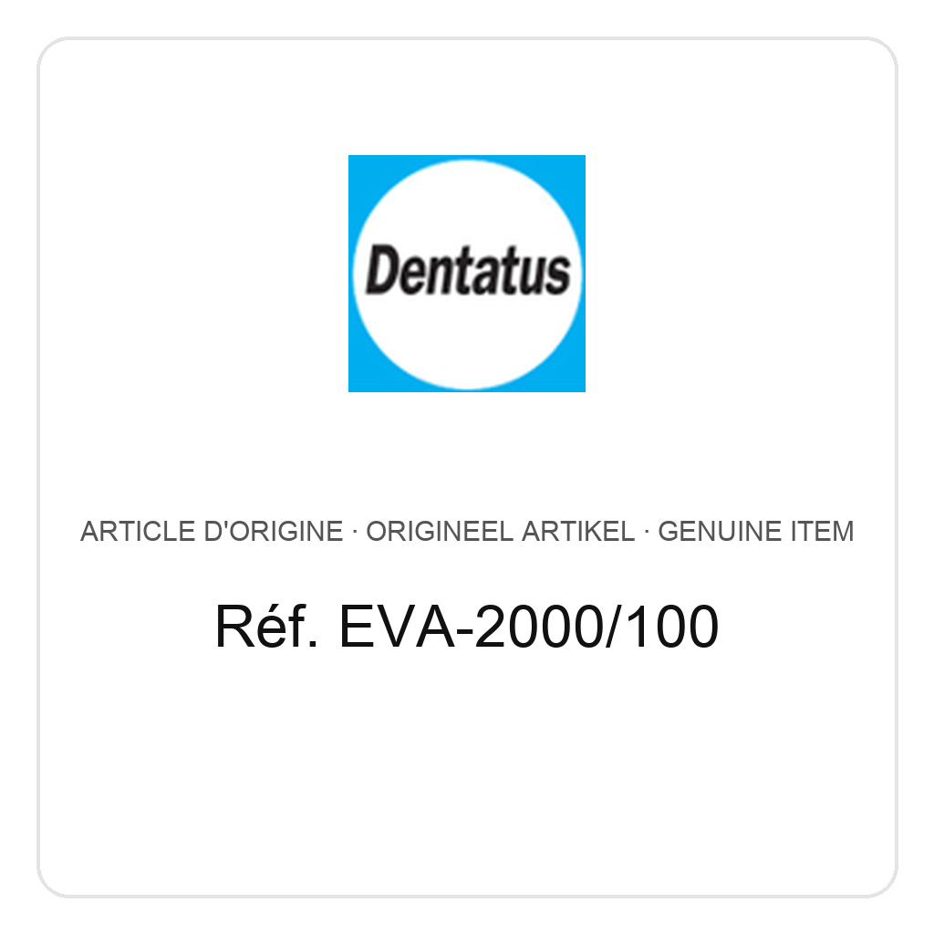 Dentatus 100 embouts de polissage en plastique universels, forme de coin, pour le nettoyage de toutes les zones proximales, vert – réf. EVA-2000/100
