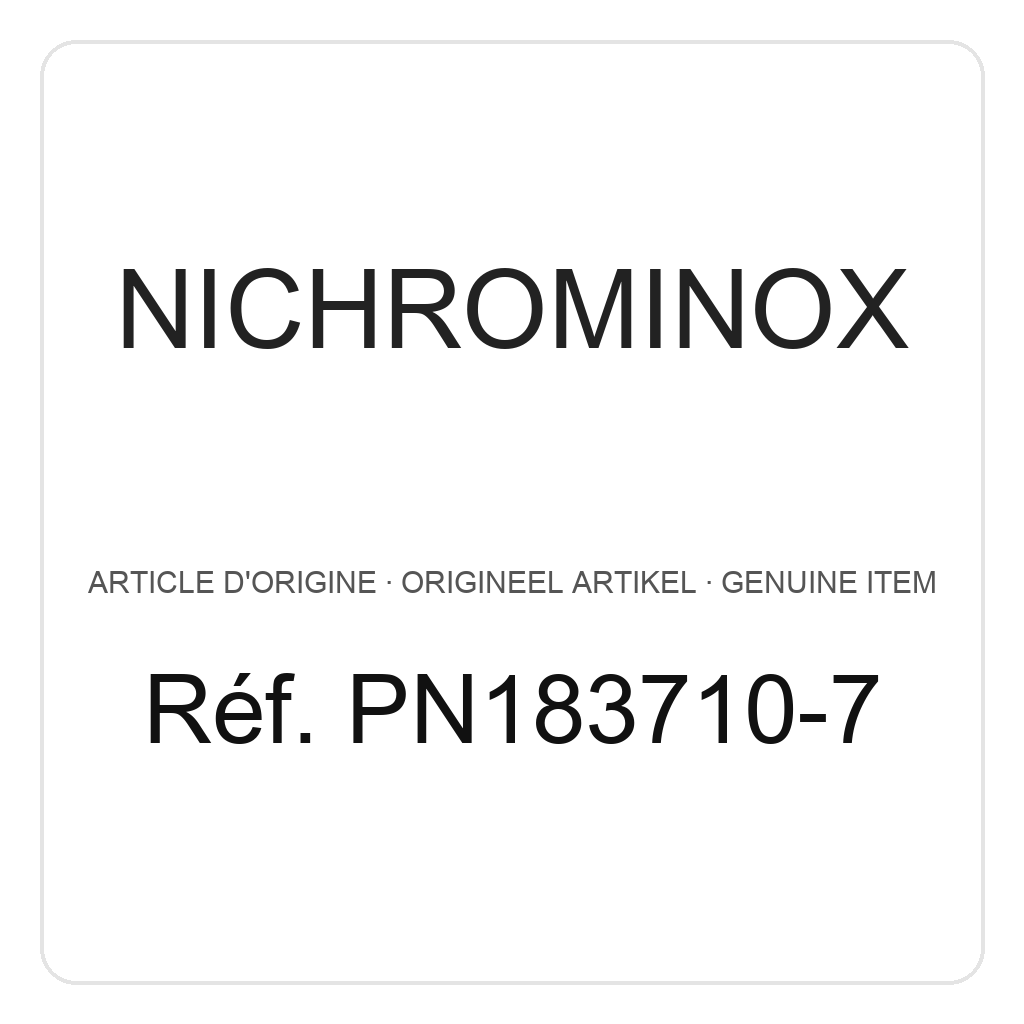 Nichrominox Easy Tray 18 x 14 - 10 instruments + patin plat – réf. PN183710-7