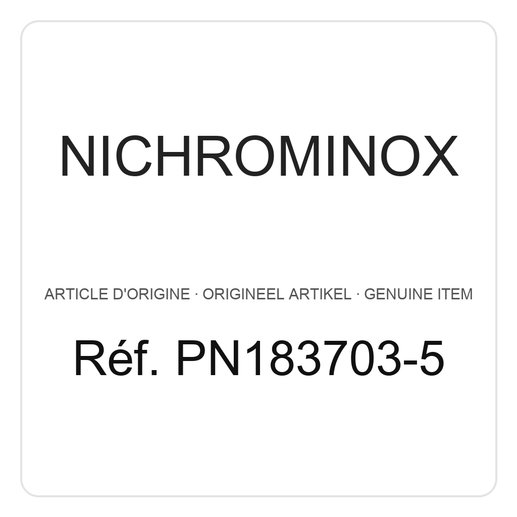 Nichrominox Easy Tray 18 x 5 - 3 Instrumente – Ref. PN183703-5