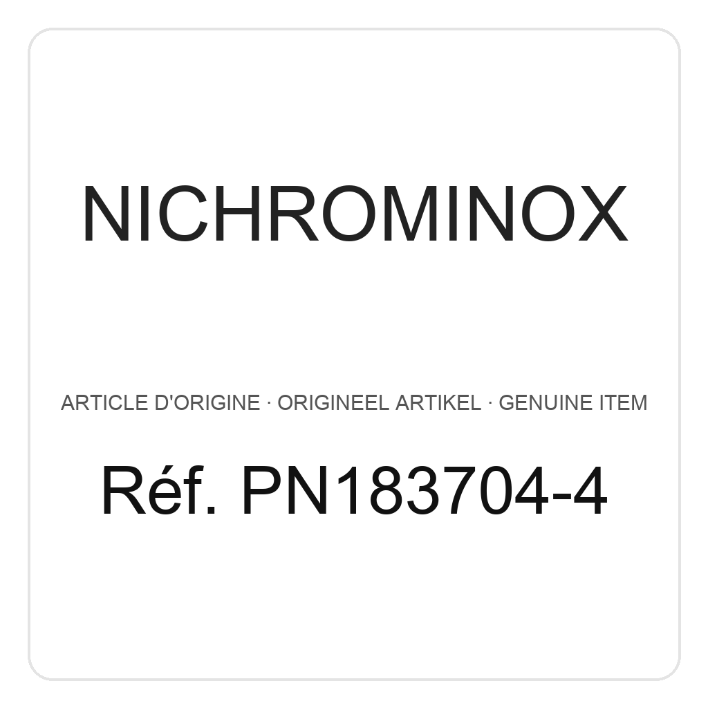 Nichrominox Easy Tray 18 x 5 - 4 instruments – réf. PN183704-4
