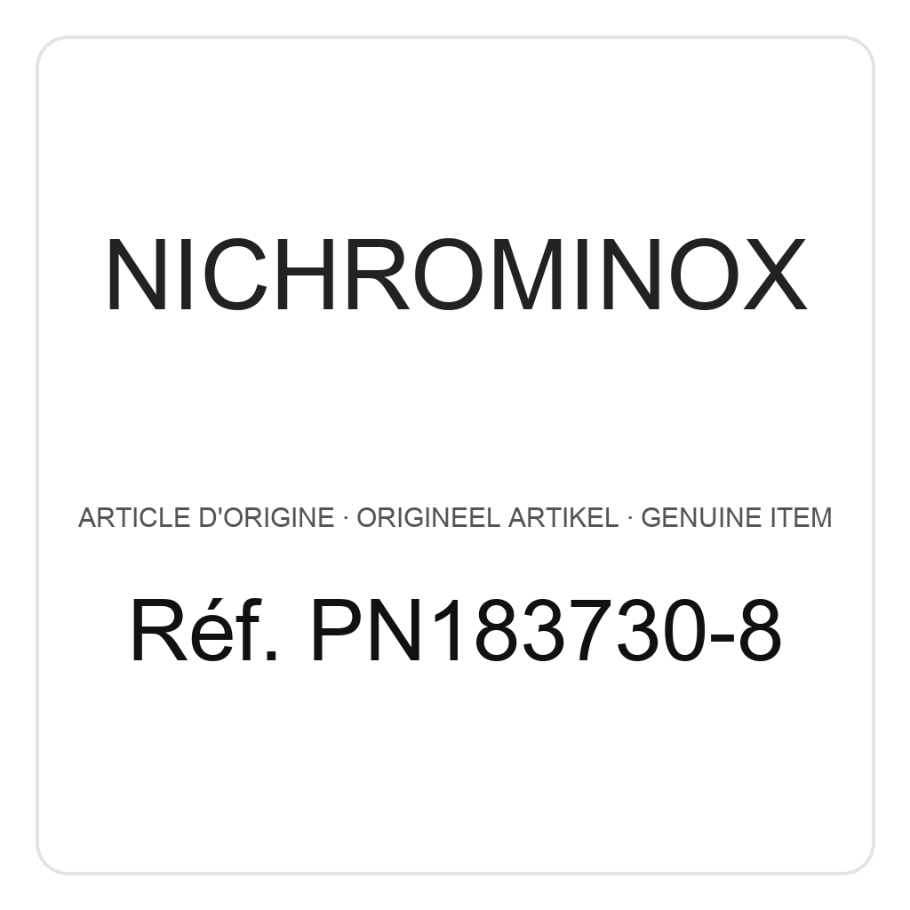 Nichrominox Easy Tray Ortho 18x14 cm - 2 instrumenten + golven – ref. PN183730-8