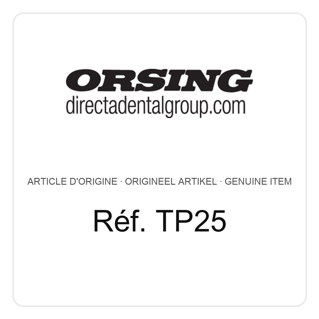 Orsing Hygo Tip, in autoclavable PP – ref. TP25