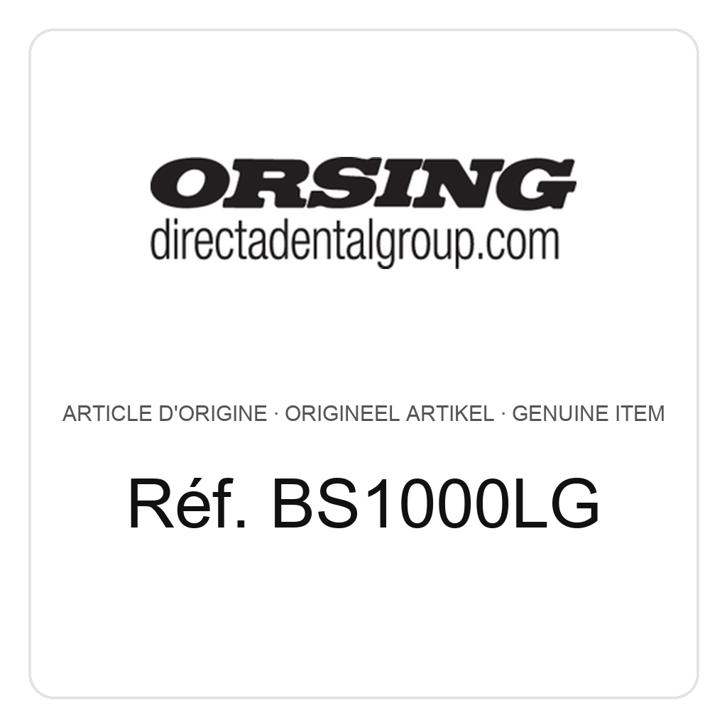 Orsing Hygovac Bio Short, canule d'aspiration, vert citron à rayures blanches – réf. BS1000LG
