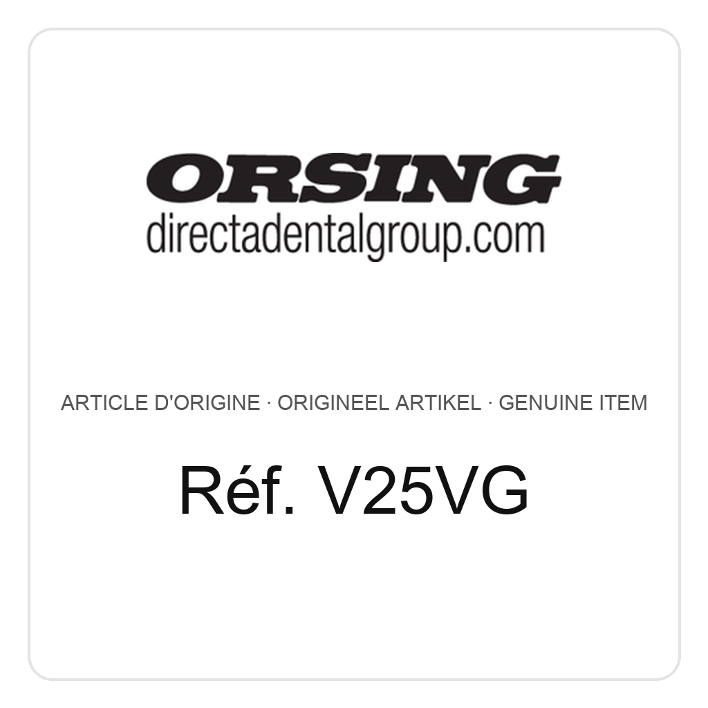 Orsing Hygovac Vent Green, canule d'aspiration ventilée, en PP autoclavable – réf. V25VG