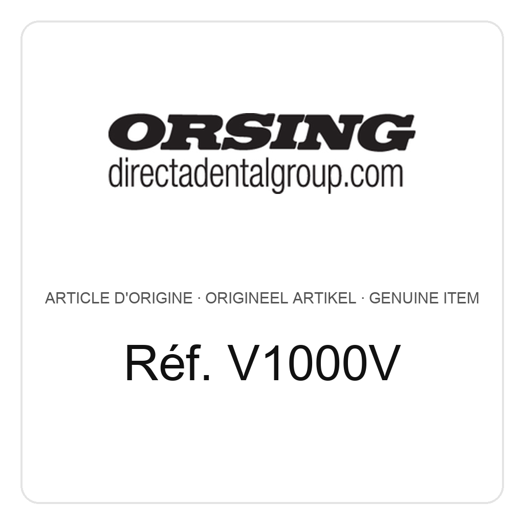 Orsing Hygovac Vent, canule d'aspiration ventilée, blanche à rayures bleues – réf. V1000V
