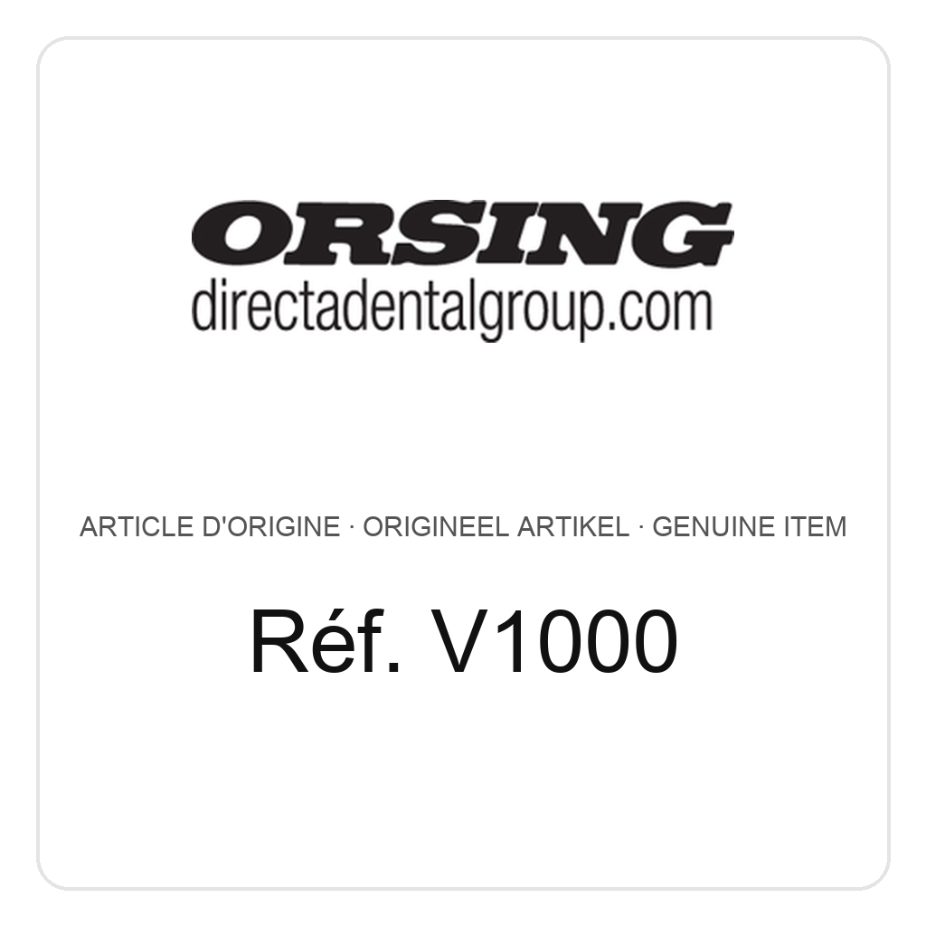 Orsing Hygovac, canule d'aspiration, blanche – réf. V1000