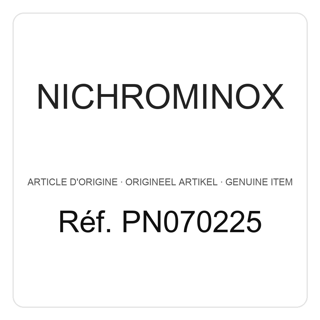 Nichrominox Cales ouvre bouche - Autostatique 25 mm – réf. PN070225