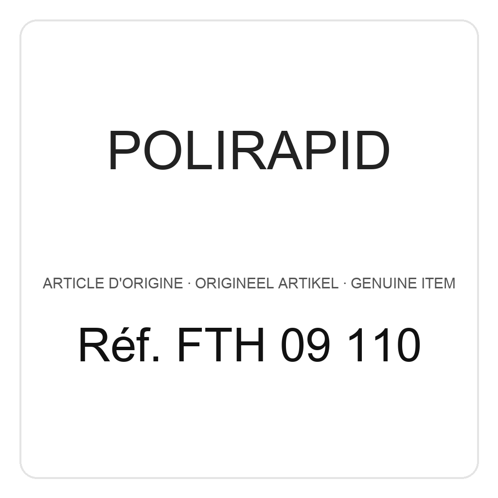 Polirapid Pointes en feutre, (HP) 2,34 mm, Ø 9 mm, longueur 13 mm (PU=12) – réf. FTH 09 110