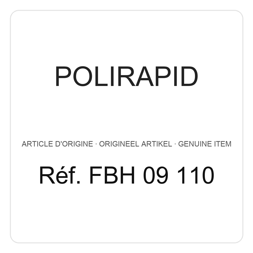 Polirapid Pointes en feutre, (HP) 2,34 mm, Ø 9 mm, longueur 13 mm (PU=12) – réf. FBH 09 110