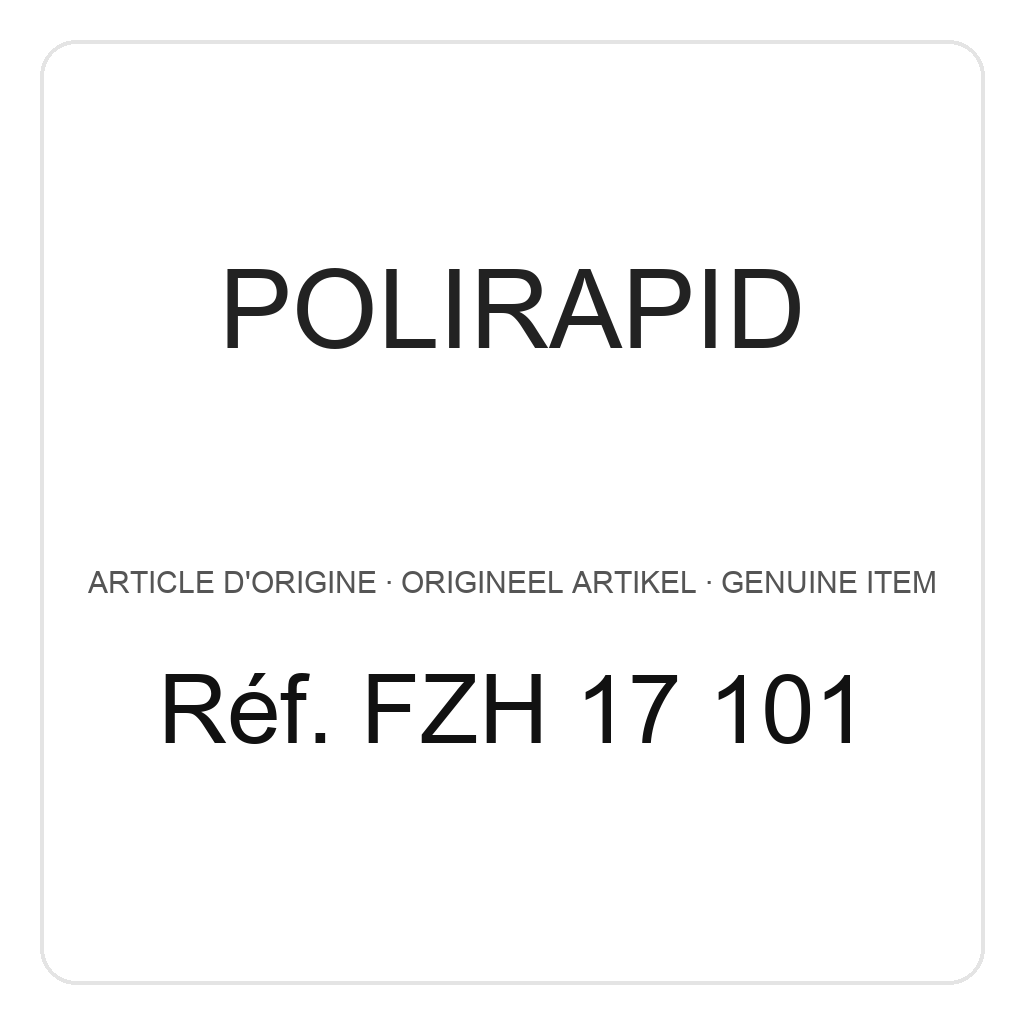 Polirapid Felt wheels, square edge, (HP) 2,34 mm, Ø 17 mm, height 3,5 mm (PU=12) – ref. FZH 17 101
