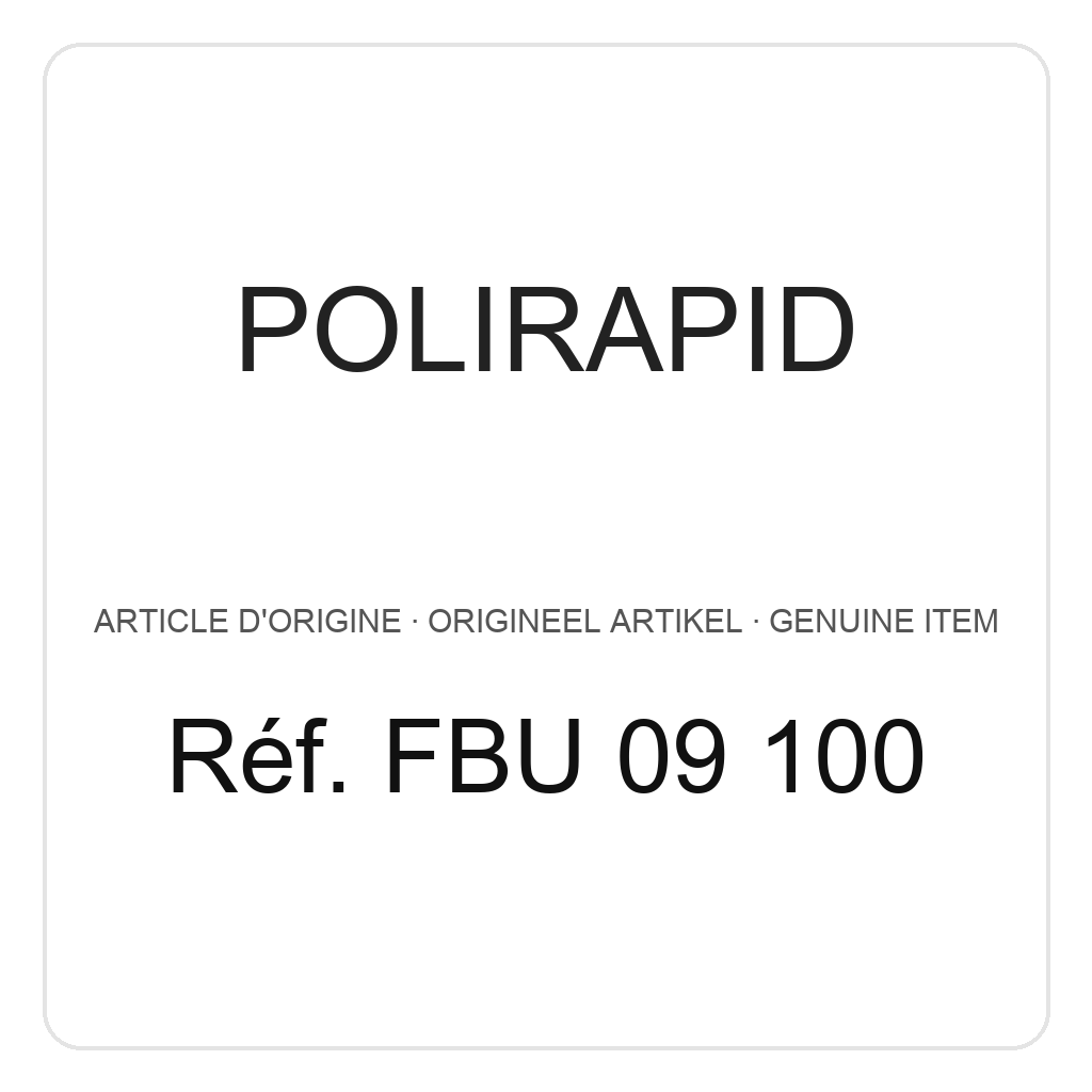 Polirapid Pointes en feutre, non monté, Ø 9 mm, longueur 13 mm (PU=12) – réf. FBU 09 100