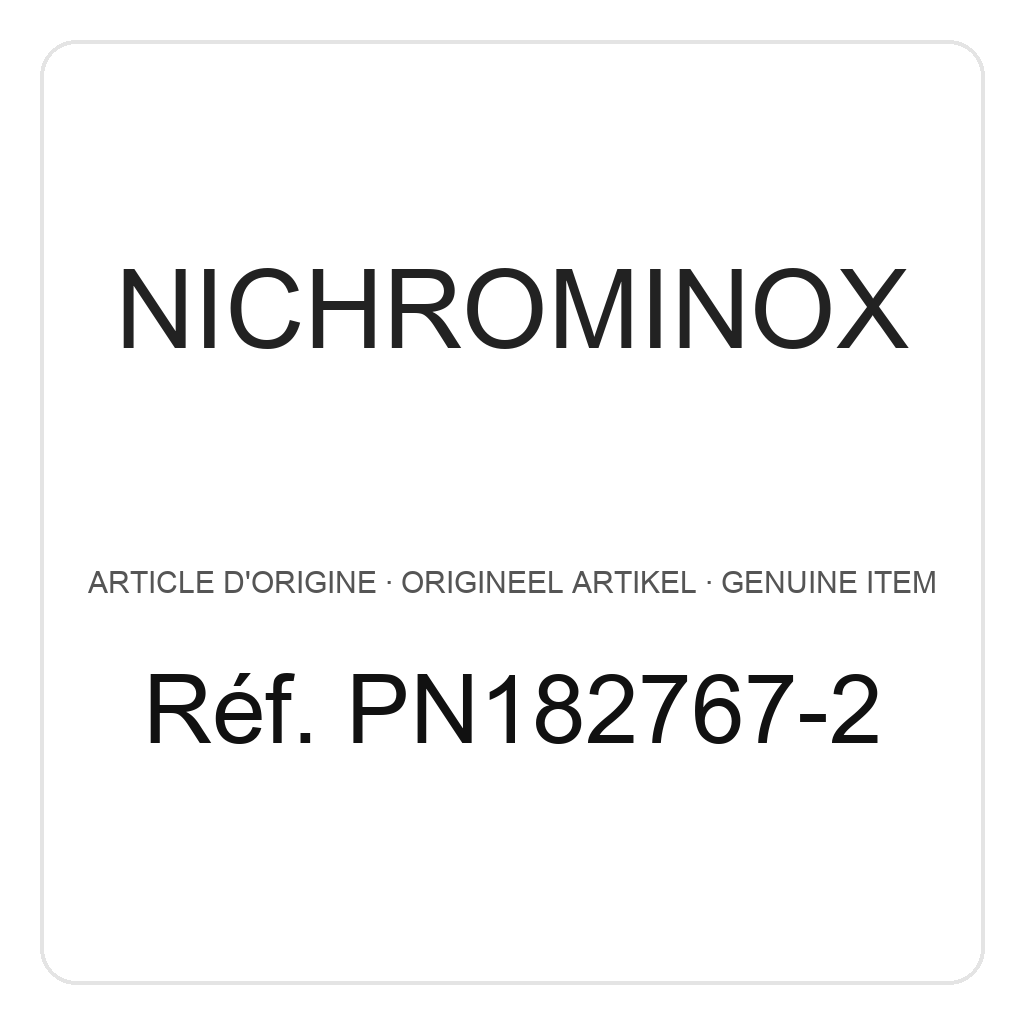 Nichrominox Foto Kassette - N°2 Leer – Ref. PN182767-2