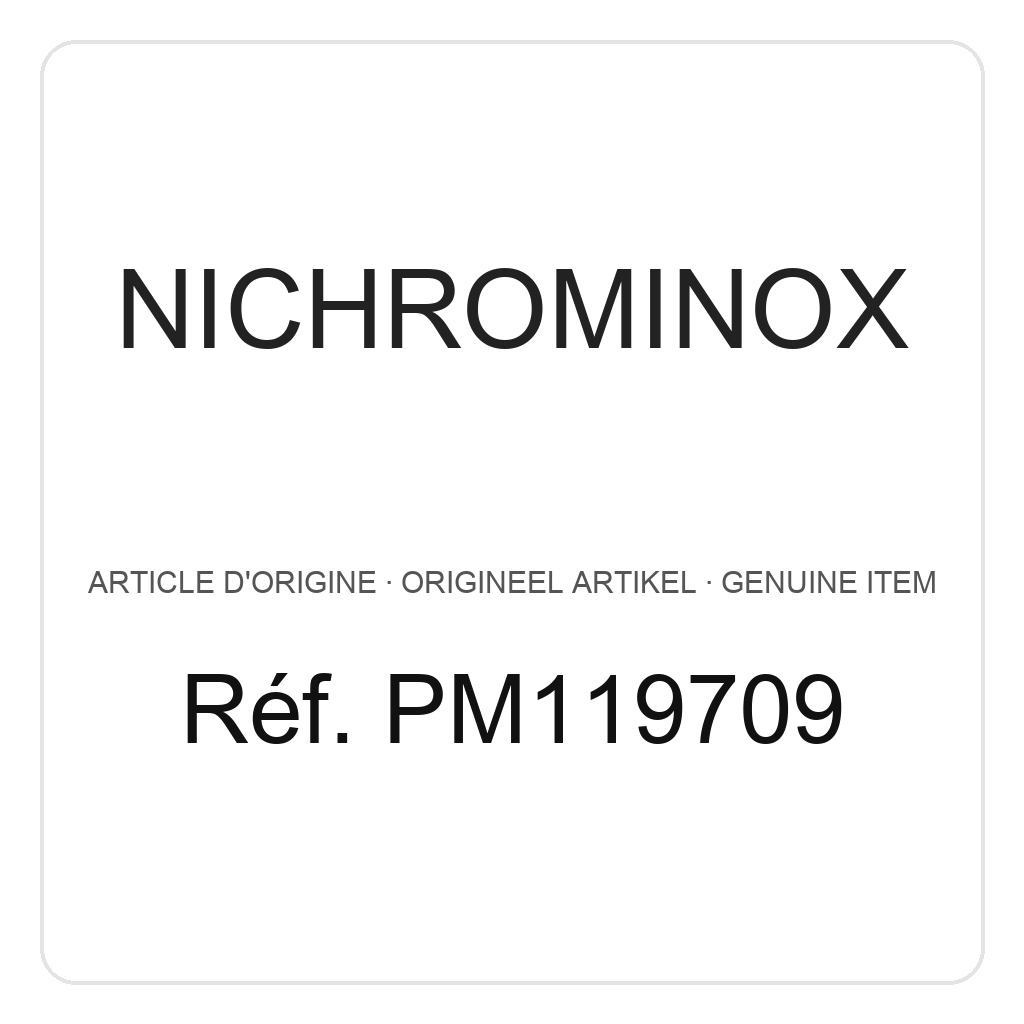 Nichrominox Réassort tiges striées - 9/10 - Pochette de 12 tiges – réf. PM119709