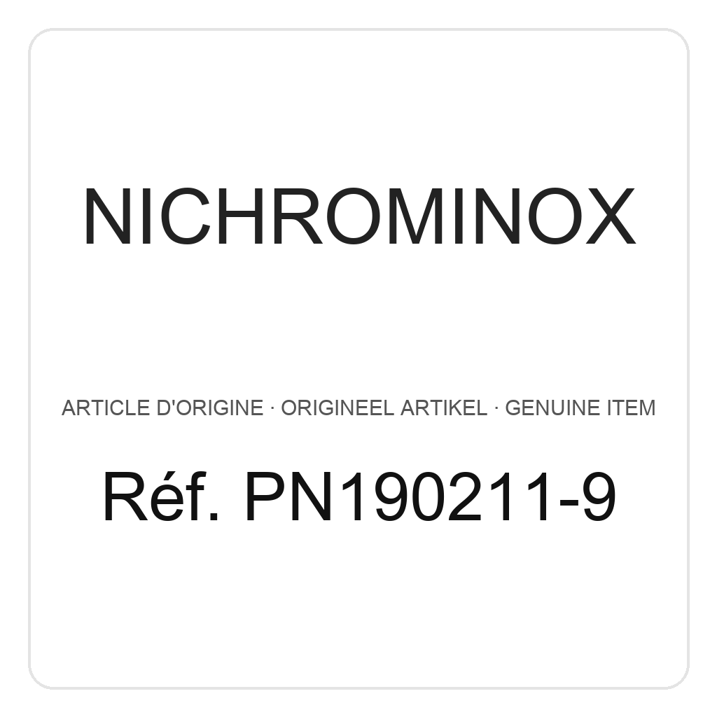 Nichrominox Plug'In H30 - 12 perfo – réf. PN190211-9