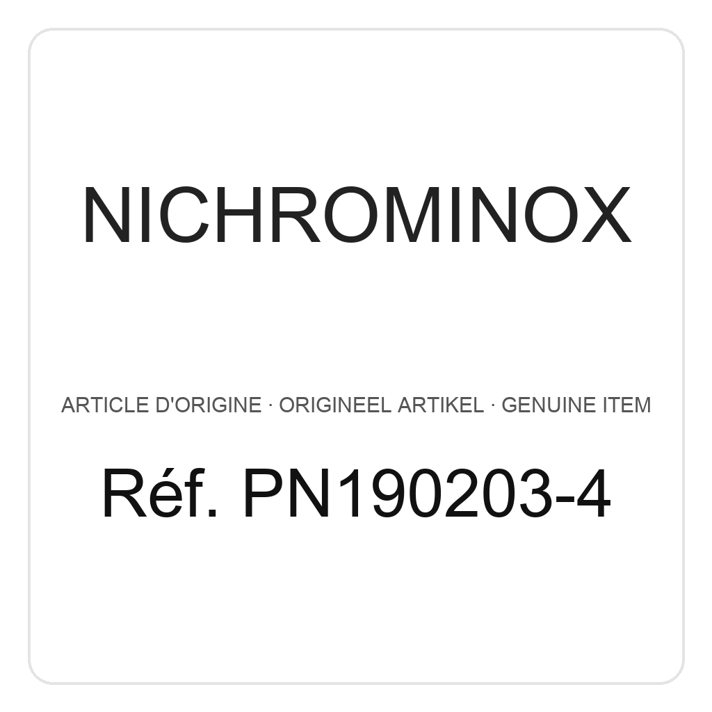Nichrominox Plug'In H30 - 2 Gaten – ref. PN190203-4