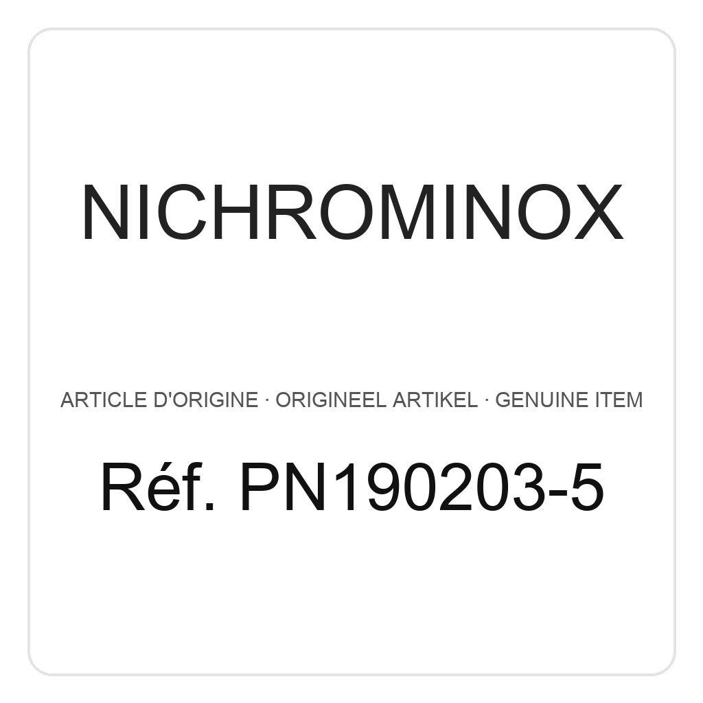Nichrominox Plug'In H30 - 2 Löcher – Ref. PN190203-5
