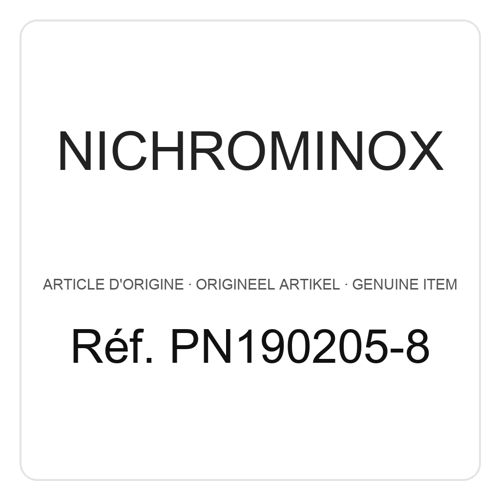 Nichrominox Plug'In H30 - 4 Holes – ref. PN190205-8