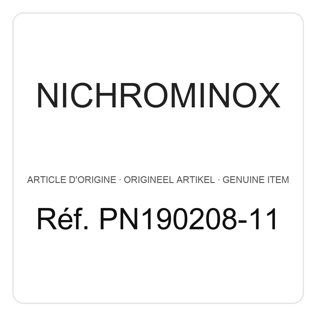 Nichrominox Plug'In H30 - 6 perfo – réf. PN190208-11