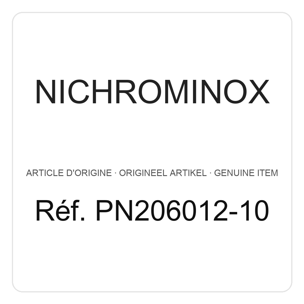 Nichrominox Plug'In H40 - 12 Löcher – Ref. PN206012-10