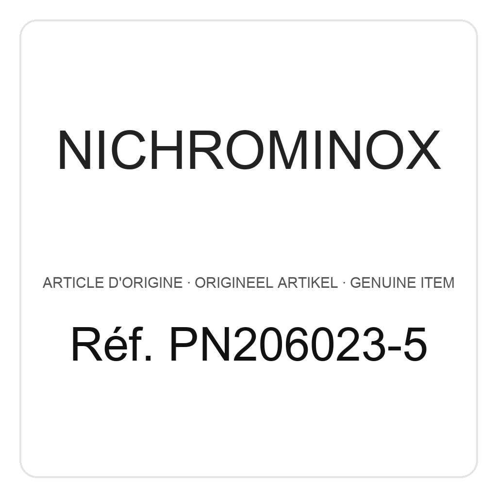 Nichrominox Plug'In H40 - 2 Gaten – ref. PN206023-5