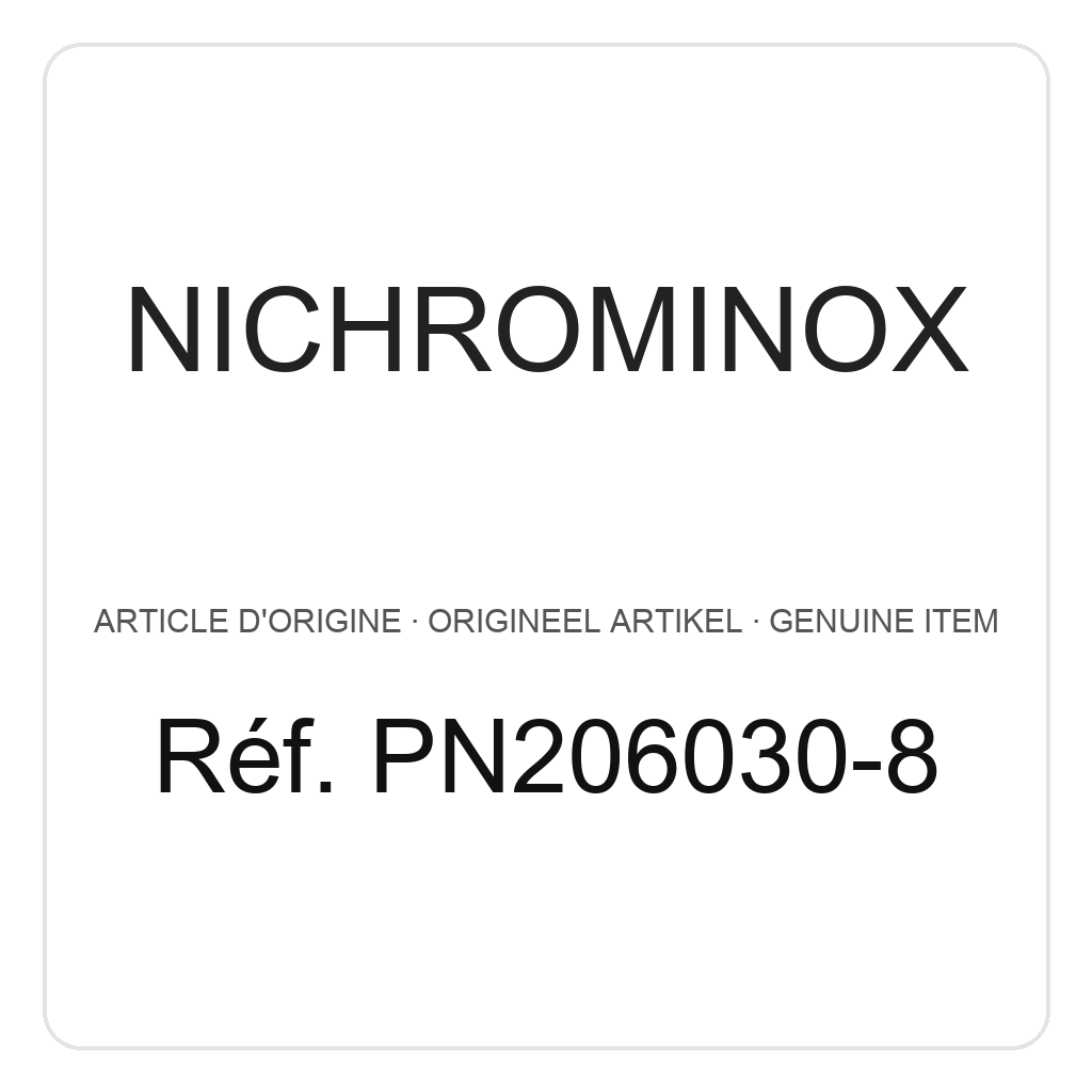 Nichrominox Plug'In H40 - 8 Löcher – Ref. PN206030-8