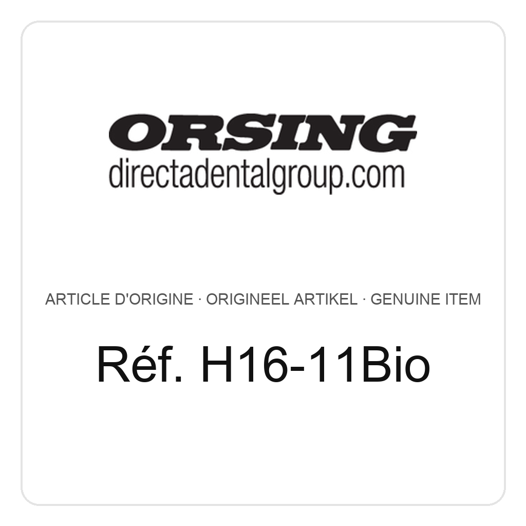 Orsing Bio-Reduktionsadapter, 16-11mm, aus Green PE und autoklavierbarem PP – Ref. H16-11Bio