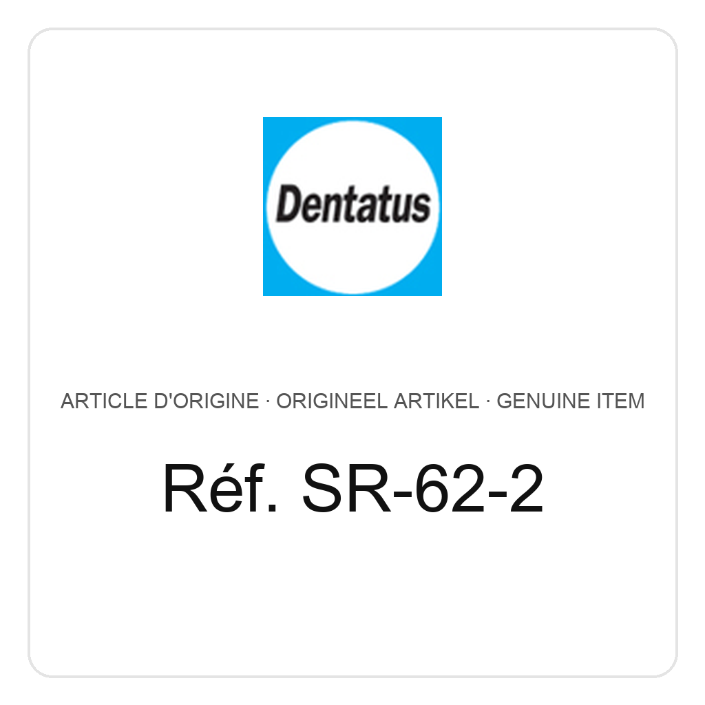Dentatus hars-schroefkapjes - wit (2 stuks/verpakking) – ref. SR-62-2