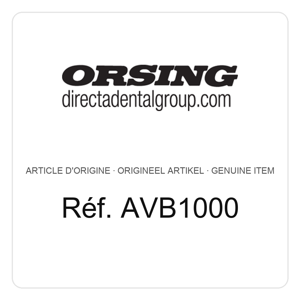 Orsing Scantube Vent Bio, canule d'aspiration ventilée – réf. AVB1000
