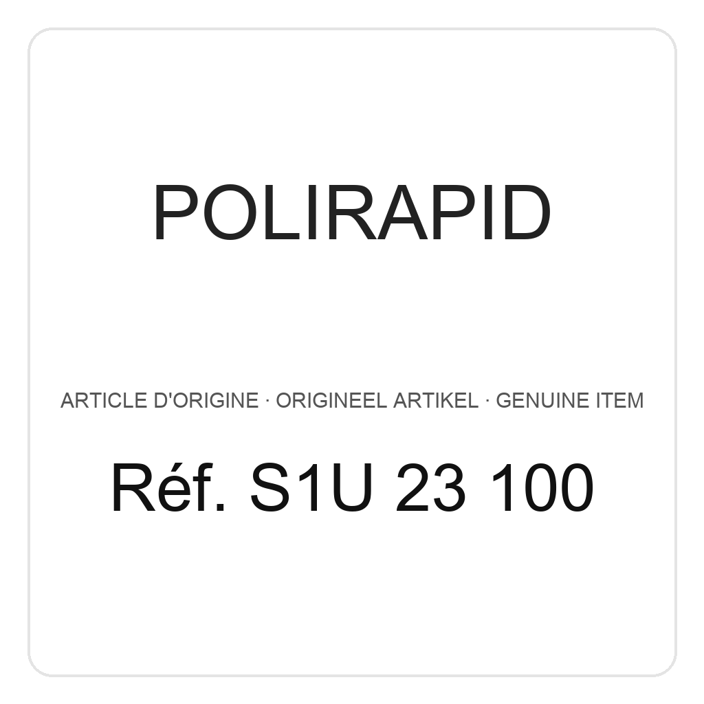 Polirapid Set mit jeweils 2 Scheiben in drei Körnungen (280-320/400-450/1000) Ø 23 mm incl. 4 Stützscheiben und ein Mandrel – Ref. S1U 23 100