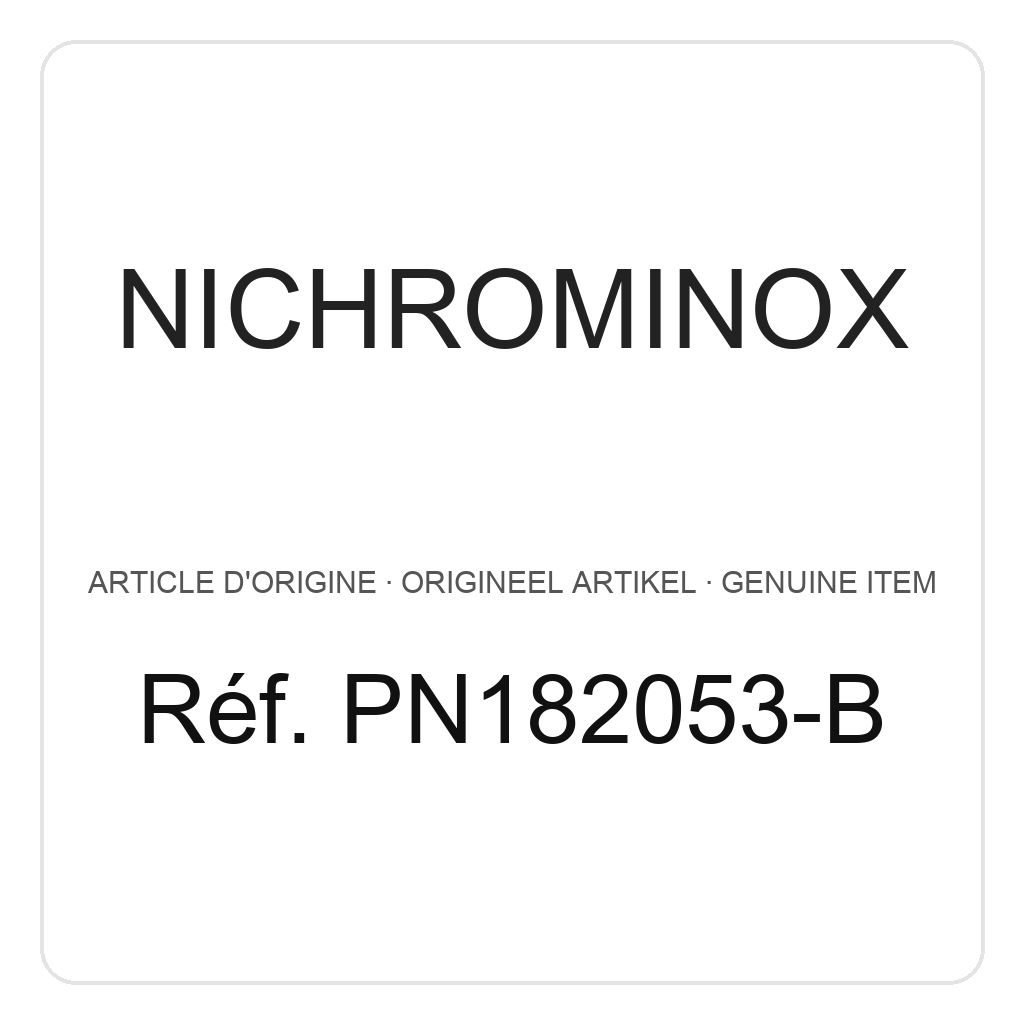 Nichrominox Jeu de 2 attaches + 1 clé - Cassette Galaxy - pince & ciseaux – réf. PN182053-B