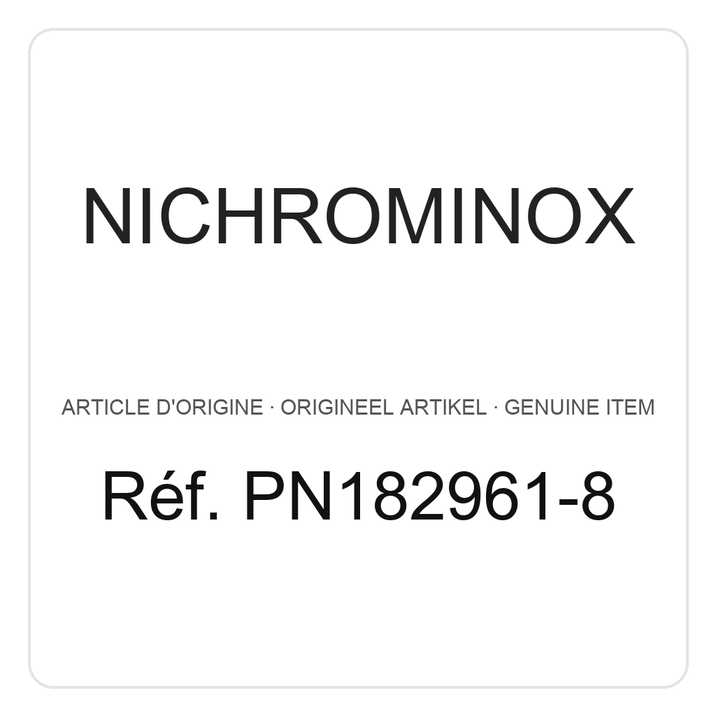 Nichrominox Silicone navulling voor Easy Clip 10 - diam 11 - 8 instrumenten – ref. PN182961-8
