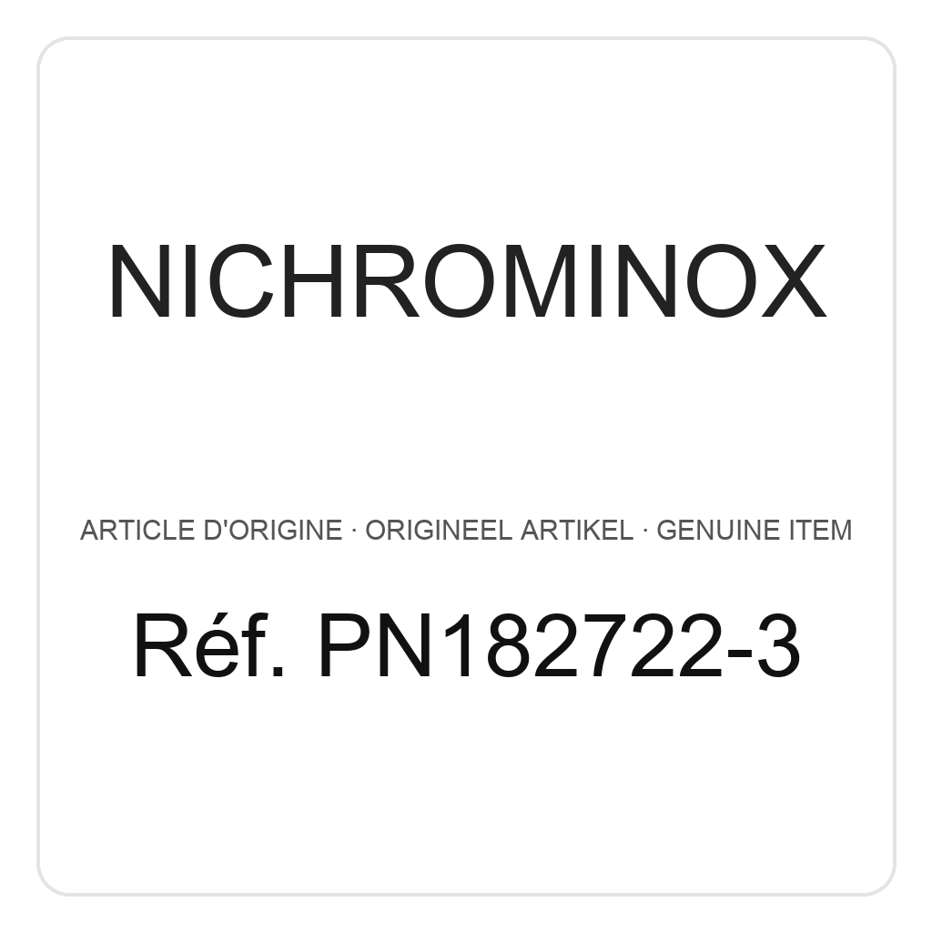Nichrominox Silikon Nachfüllung für Flexi clip 15 - Ergo clip 15 / Ergo Kassette 15 - 10 Instrumente + flach Streifen – Ref. PN182722-3
