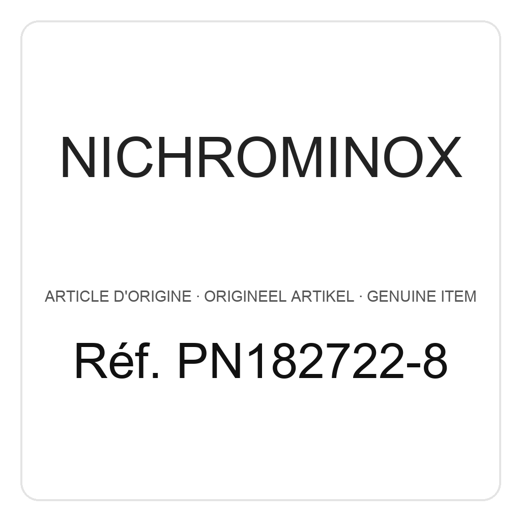 Nichrominox Silicone navulling voor Flexi clip 15 - Ergo clip 15 / Ergo cassette 15 - 10 instrumenten + plat strip – ref. PN182722-8