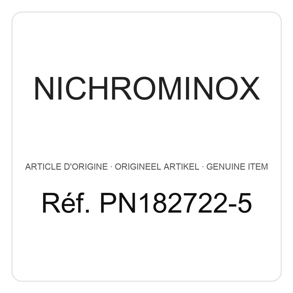 Nichrominox Réassort silicone Flexi clip 15 - Ergo clip 15 / Ergo cassette 15 - 10 instruments + patin plat – réf. PN182722-5