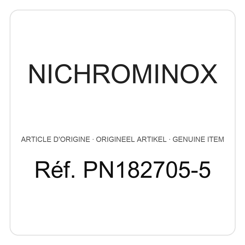 Nichrominox Silikon Nachfüllung für Flexi clip 5 / Ergo clip 5 / Ergo Kassette 5 - 5 Instrumente – Ref. PN182705-5