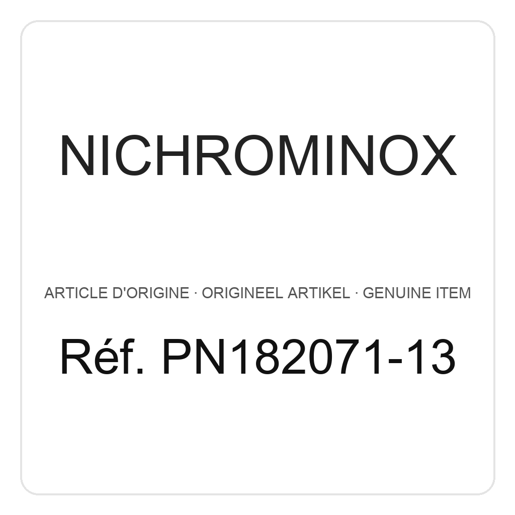 Nichrominox Silikon Nachfüllung für Edelstahl Kassette 28x18 - 16 Instrumente – Ref. PN182071-13