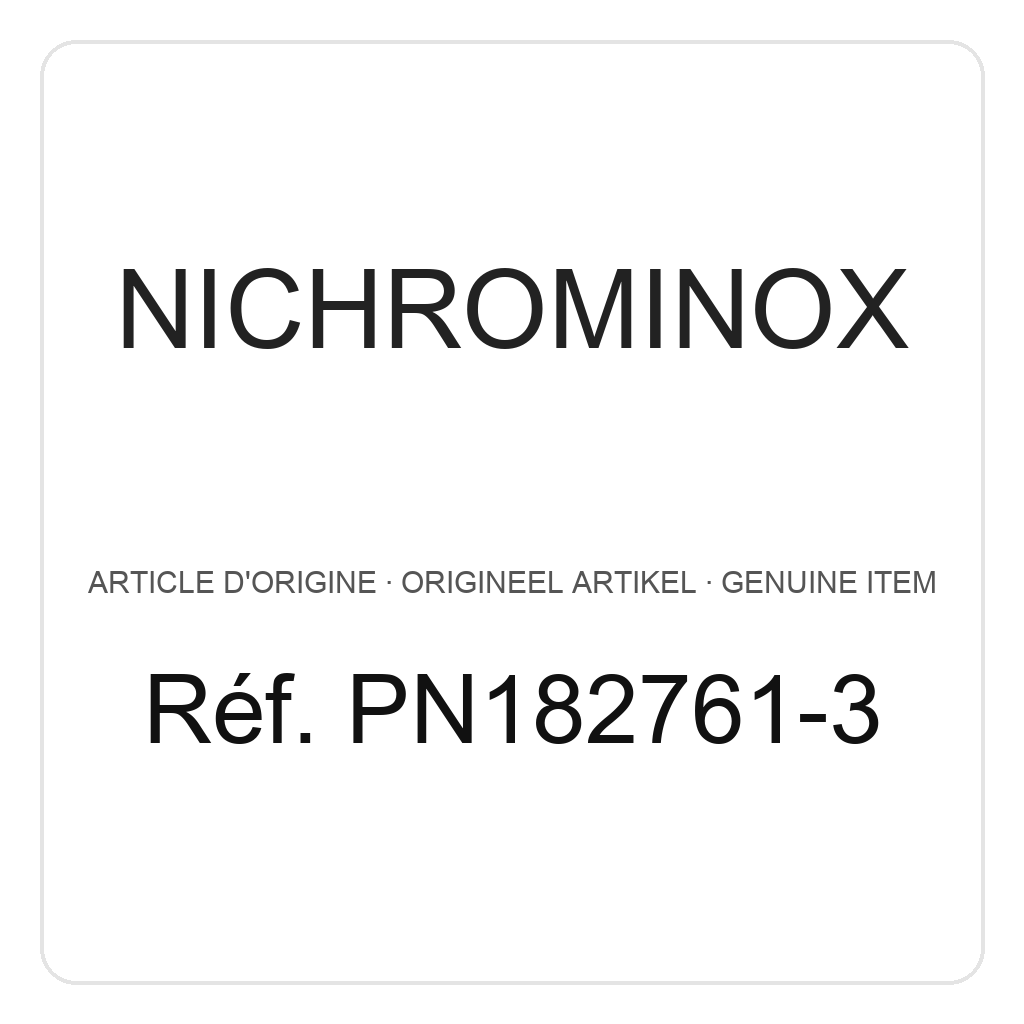 Nichrominox Réassort Silicone pour cassette solo N°1 – réf. PN182761-3