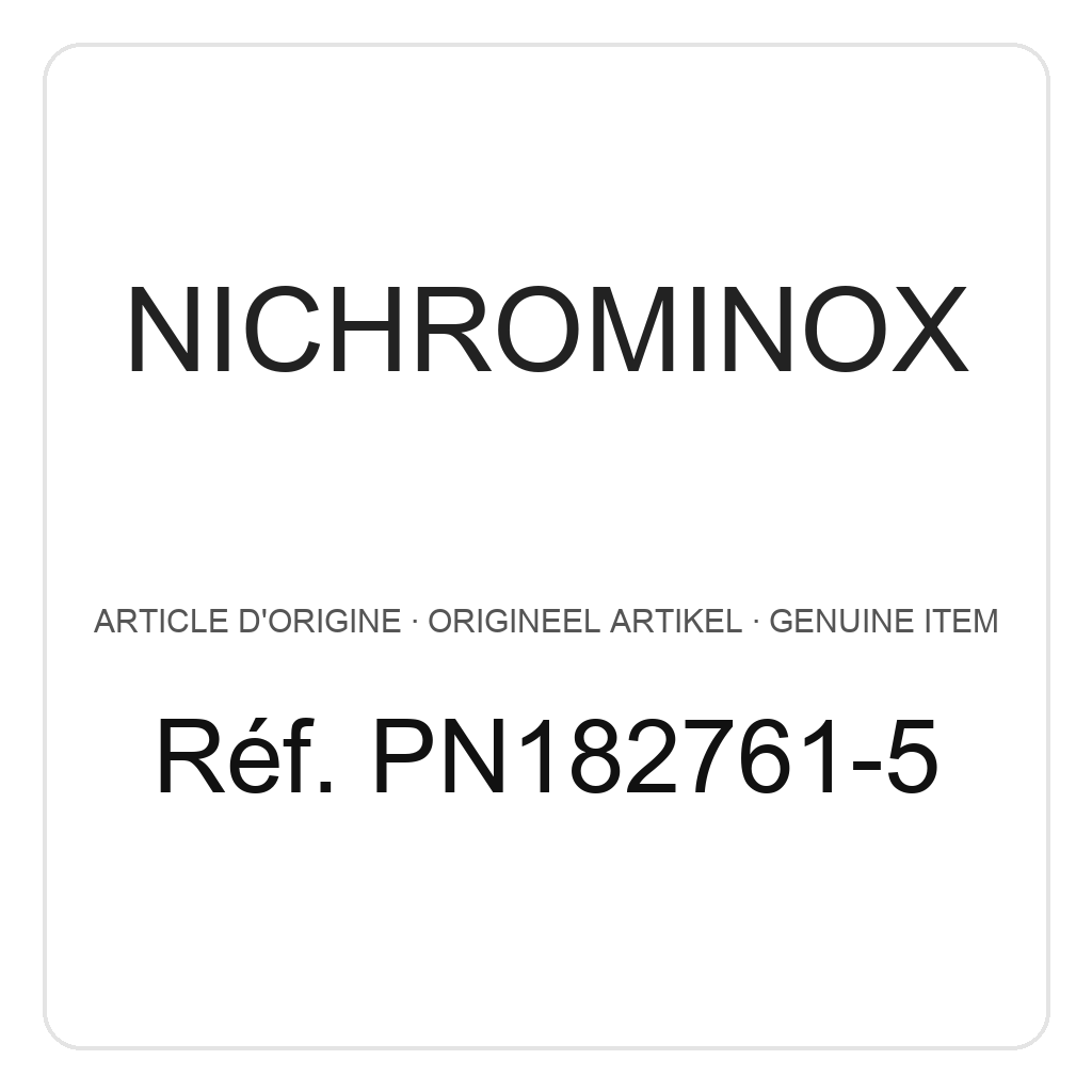 Nichrominox Réassort Silicone pour cassette solo N°1 – réf. PN182761-5