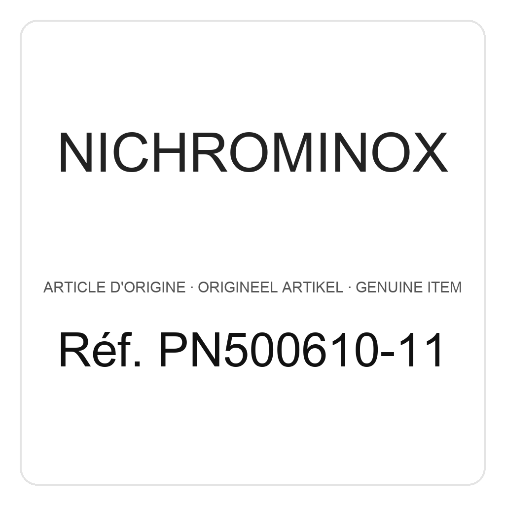 Nichrominox Silikon Röhrchen ø 3,5 bis 5 mm - Set von 6 – Ref. PN500610-11