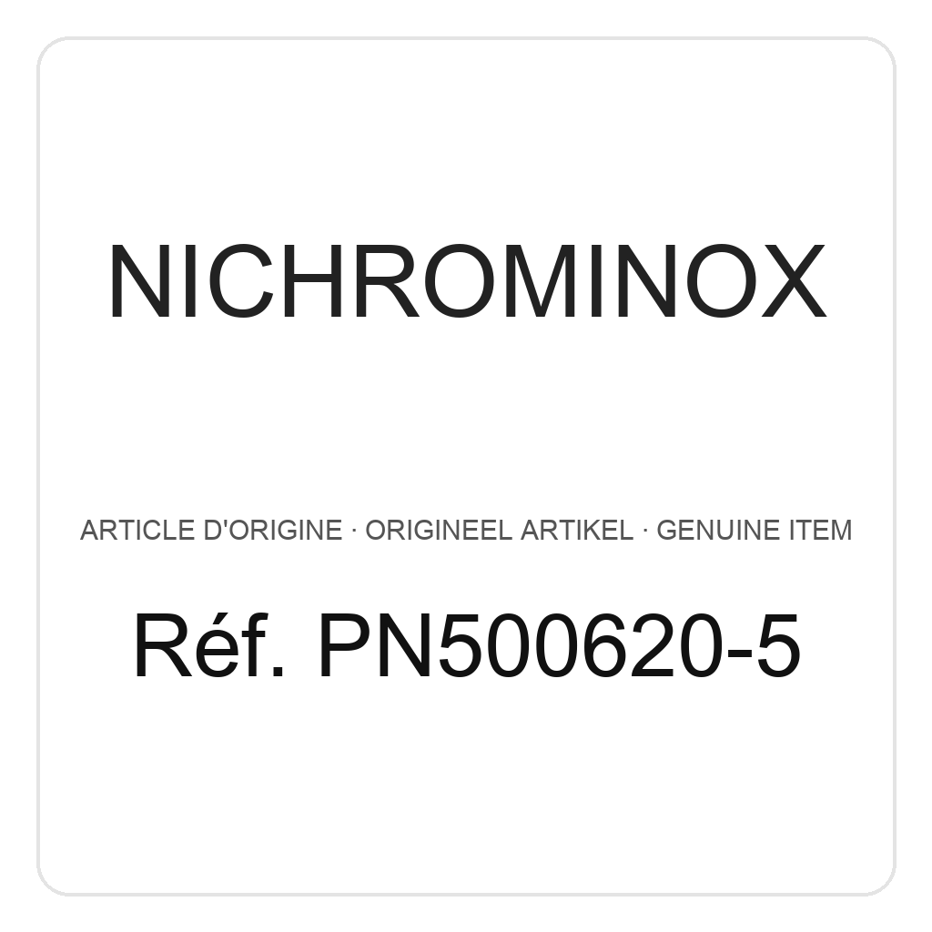Nichrominox Silicone tubes ø 5 to 6,5 mm - set of 6 – ref. PN500620-5