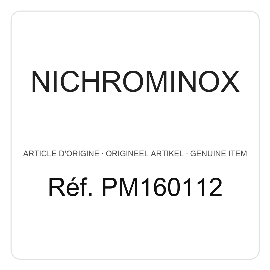 Nichrominox Plaques Acier 150x85 mm au 12 (6/10) – réf. PM160112