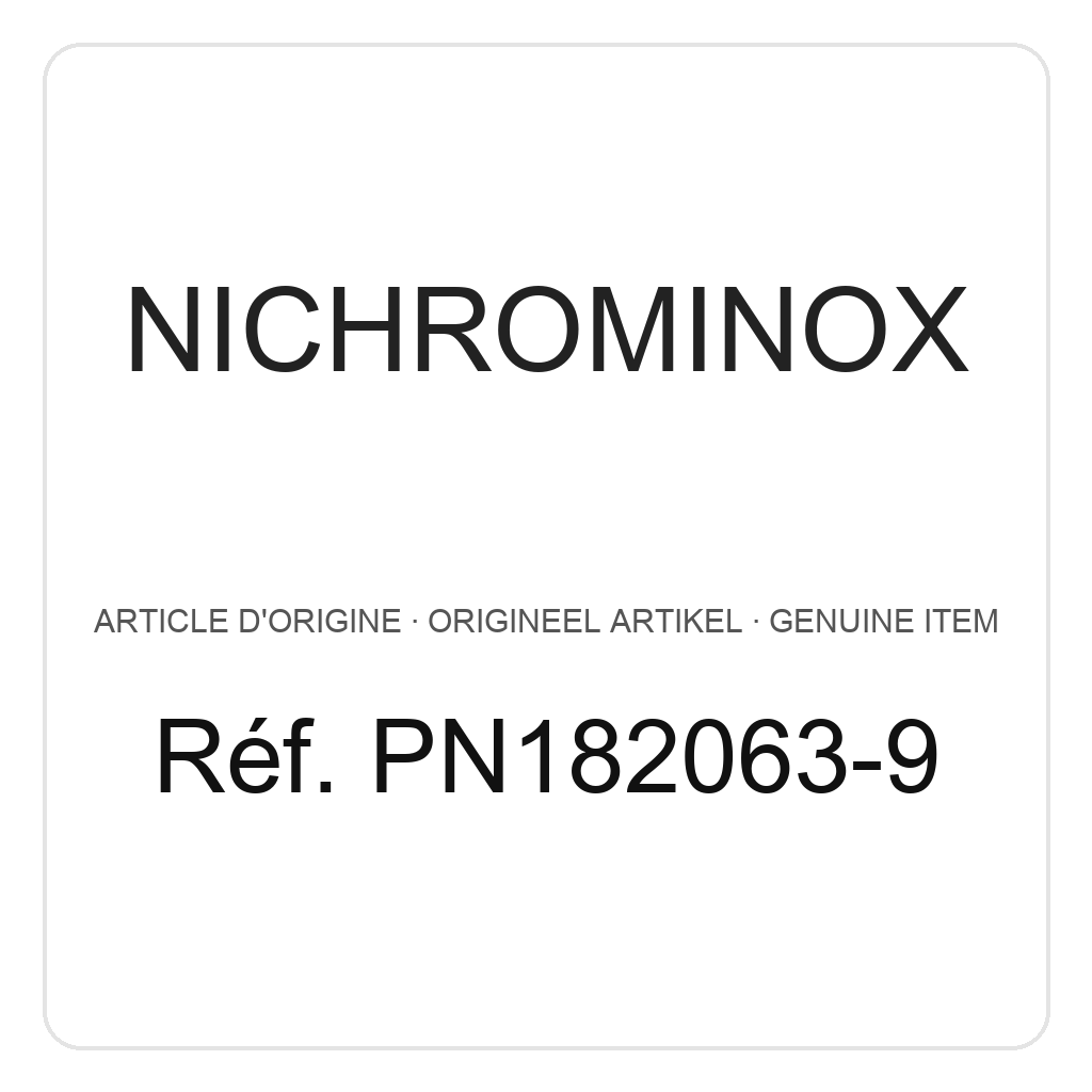 Nichrominox roestvrij staal Plat Cassette 18 x 6 - 5 instrumenten – ref. PN182063-9