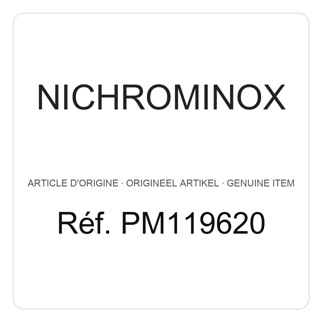 Nichrominox Reassort Cavaliers Inox - 2,50 mm - Pochette de 24 cavaliers – réf. PM119620