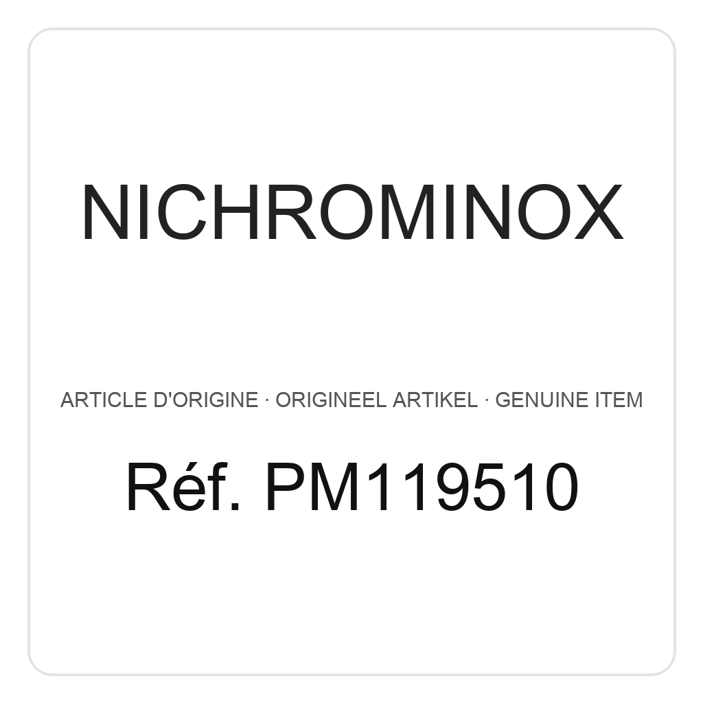 Nichrominox Métal en Tige - 30 cm - 10/10 - Pochette de 20 Tiges – réf. PM119510