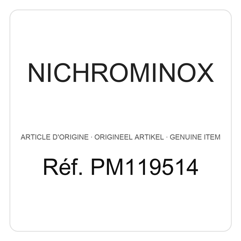Nichrominox Métal en Tige - 30 cm - 14/10 - Pochette de 20 Tiges – réf. PM119514