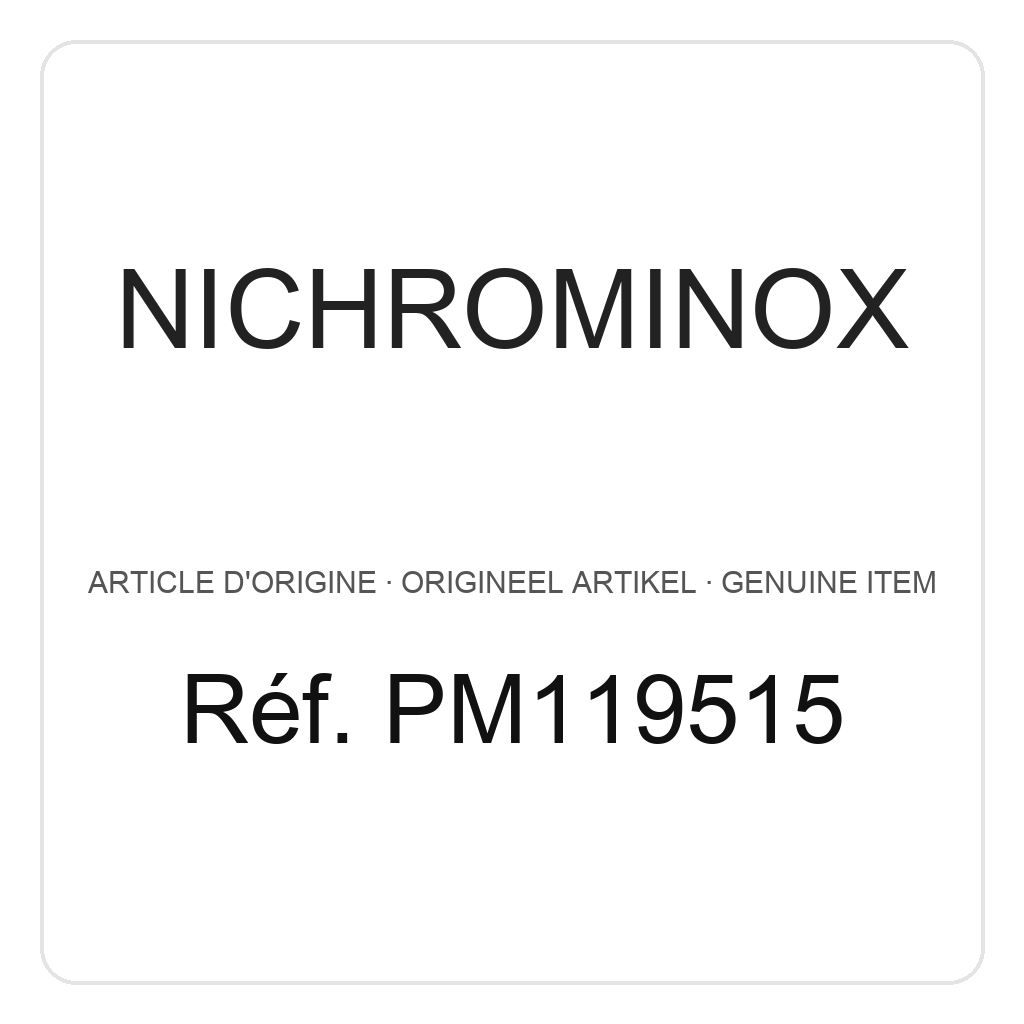 Nichrominox Recht Draden B3 - 30 cm - 15/10 - Verpakking van 20 Recht Draden – ref. PM119515