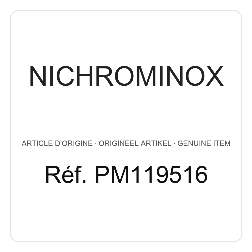 Nichrominox Métal en Tige - 30 cm - 16/10 - Pochette de 15 Tiges – réf. PM119516