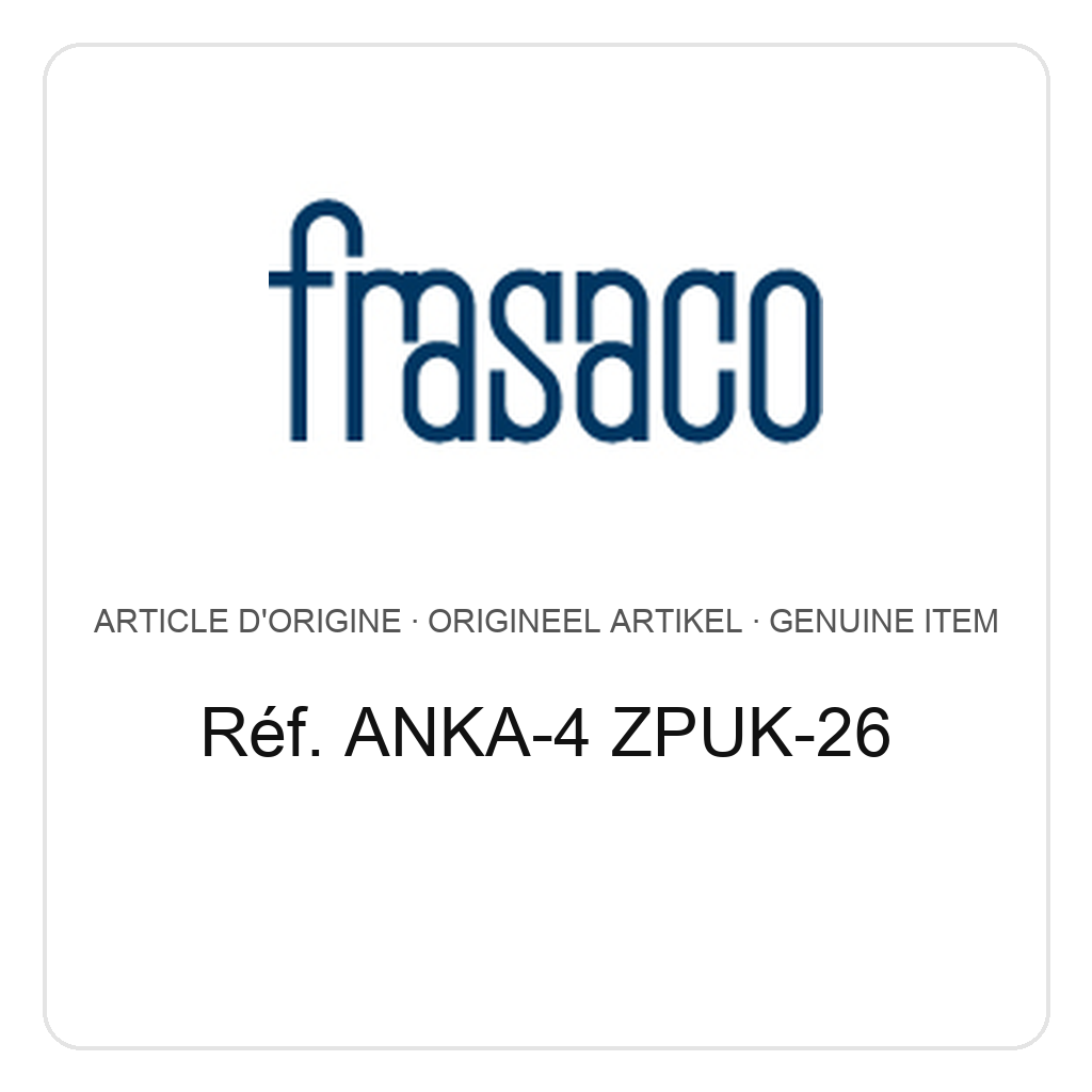 Frasaco dent de modèle 26 avec vis racine transp.avec canaux rad. – réf. ANKA-4 ZPUK-26
